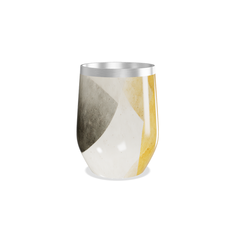 Copo Térmico Slim - Amarelo Preto Metálico