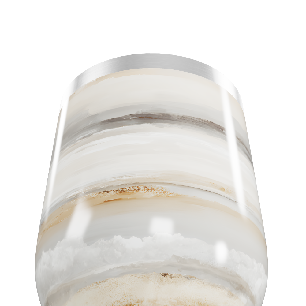 Copo Térmico Slim Mármore Aço Inox