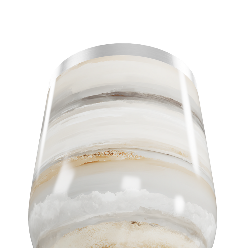 Copo Térmico Slim Mármore Aço Inox