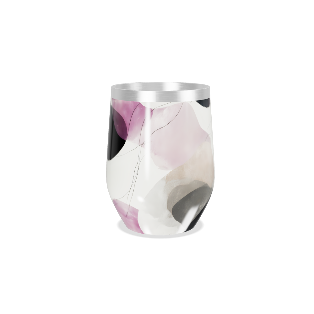 Copo Térmico Slim - Estampa Abstrata Colorida