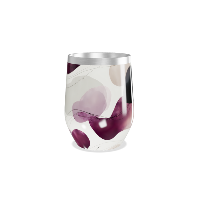 Copo Térmico Slim - Estampa Abstrata Colorida