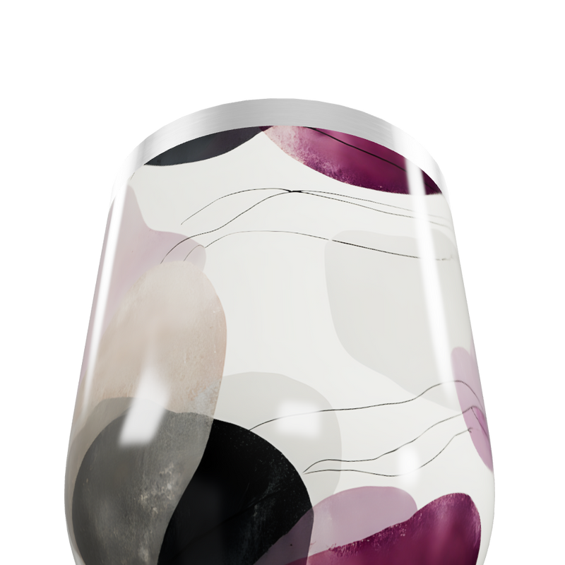 Copo Térmico Slim - Estampa Abstrata Colorida