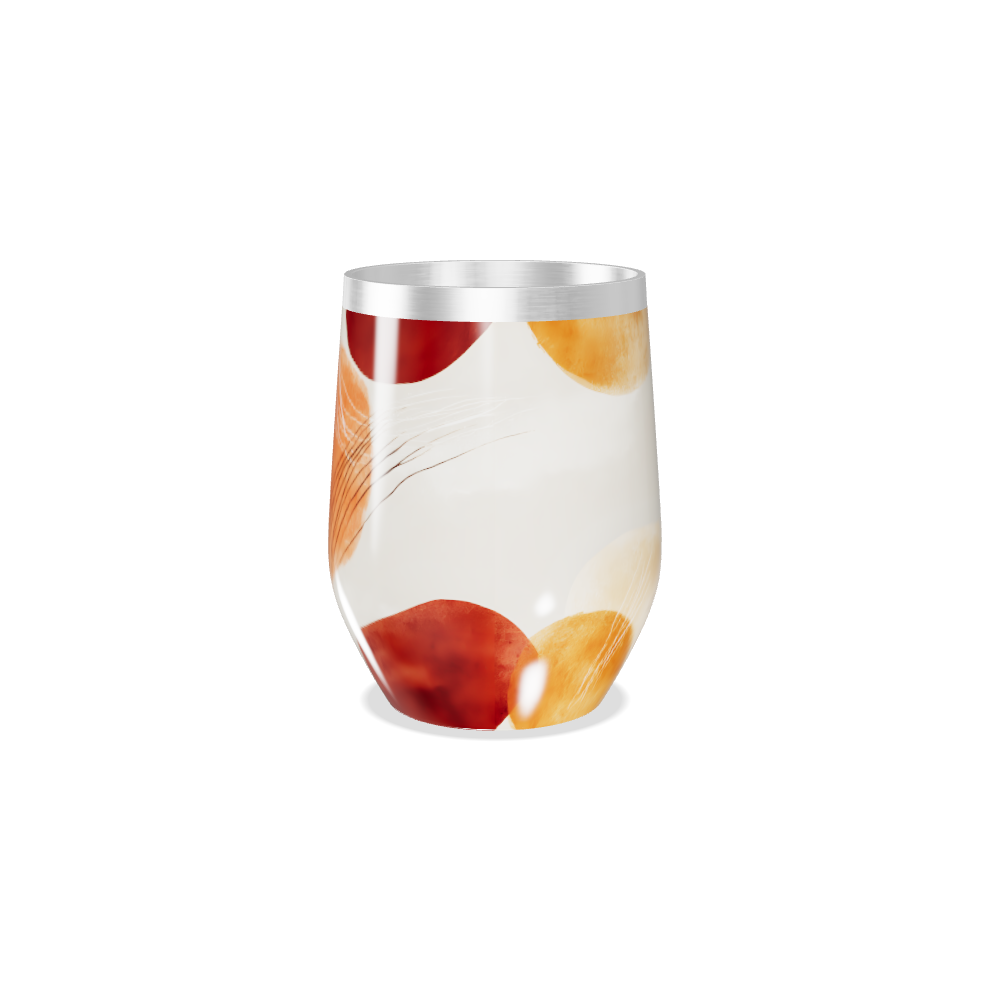 Copo Térmico Slim - Estampa Abstrata Colorida