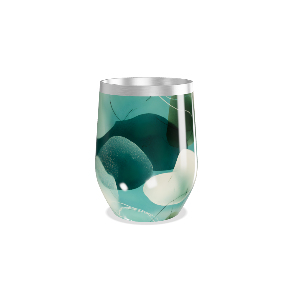 Copo Térmico Slim - Estampa Abstrata Colorida