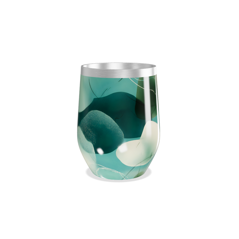 Copo Térmico Slim - Estampa Abstrata Colorida