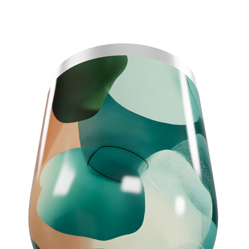 Copo Térmico Slim - Estampa Abstrata Colorida