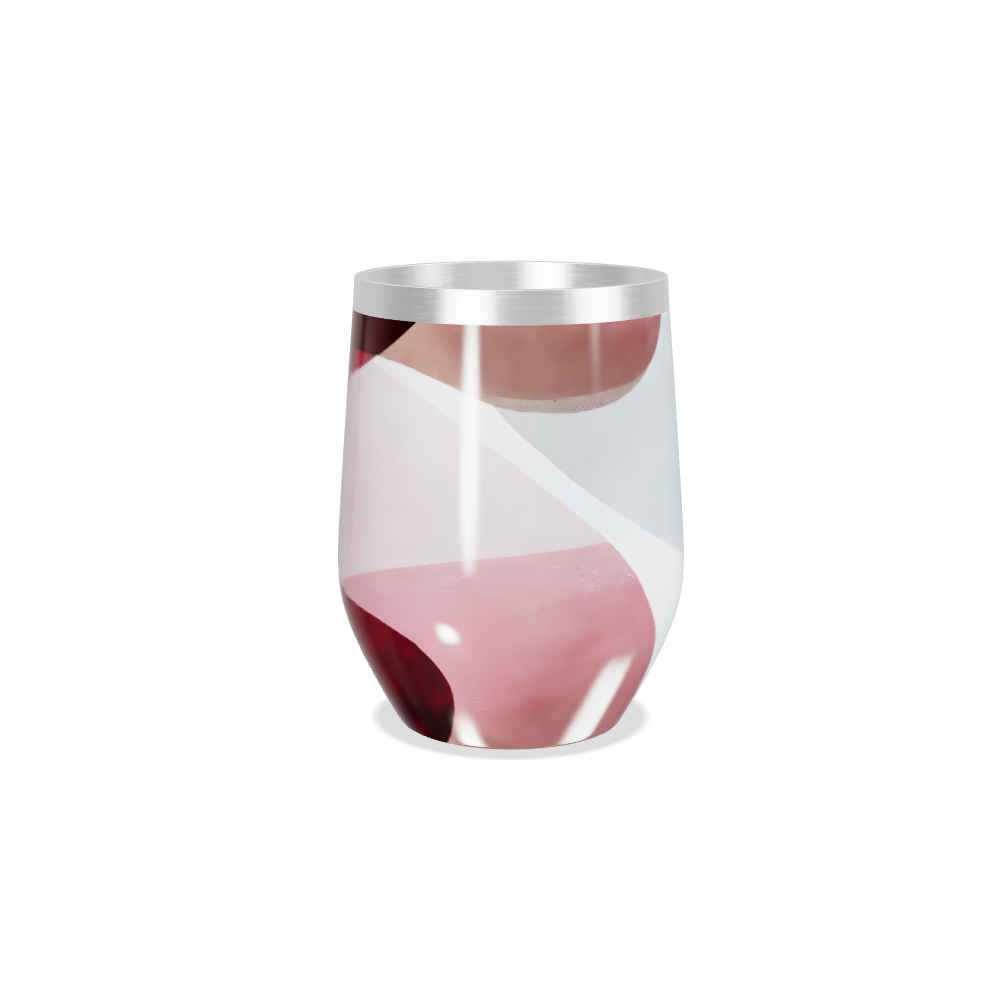 Copo Térmico Slim Estampado Abstrato - Inox