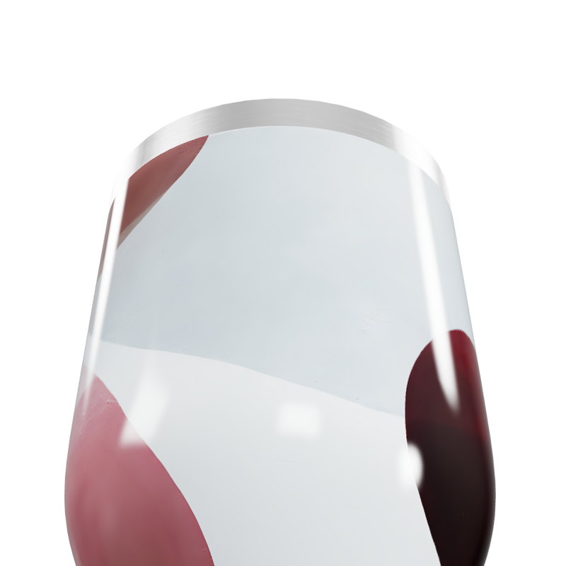 Copo Térmico Slim Estampado Abstrato - Inox