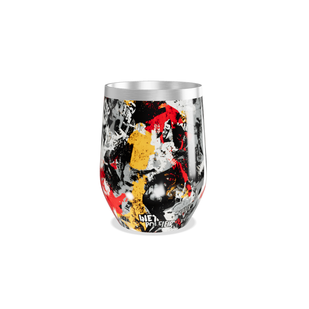 Copo Térmico Slim - Estampa Abstrata Colorida