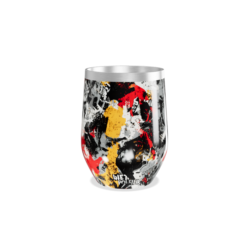 Copo Térmico Slim - Estampa Abstrata Colorida