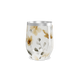 Copo Térmico Slim - Floral Bege Aço Inox