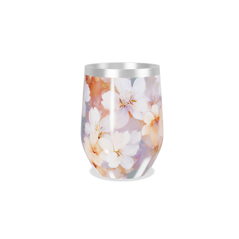 Copo Térmico Slim - Floral Aquarela