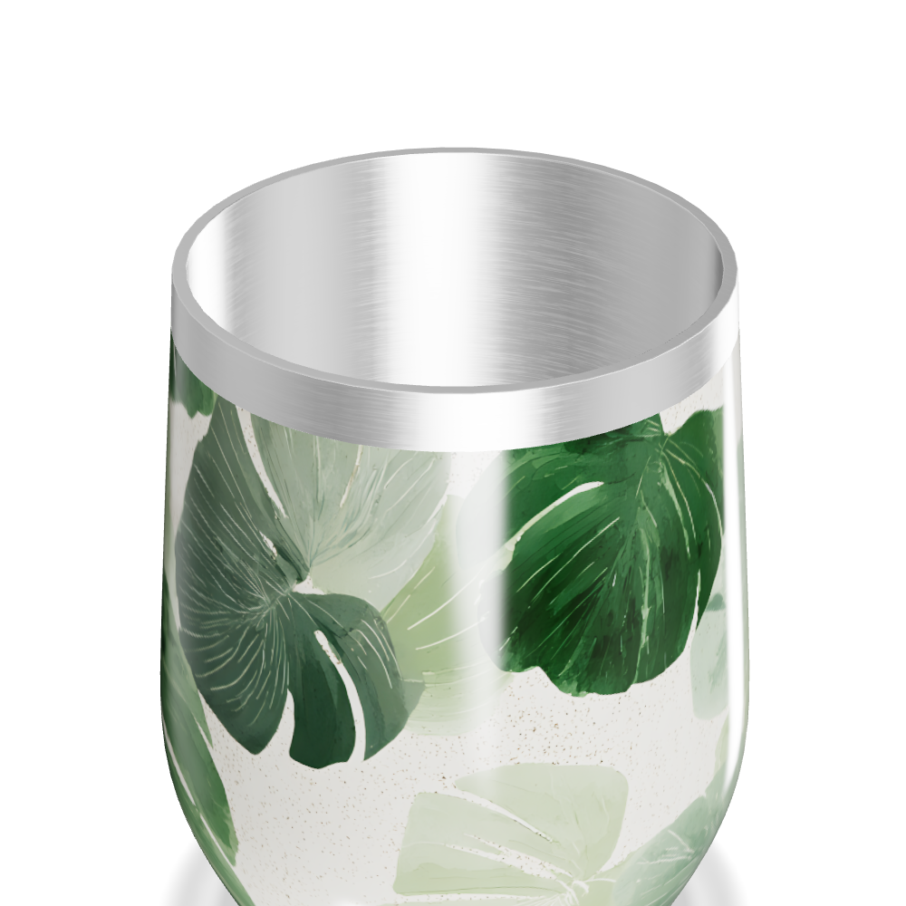 Copo Térmico Slim - Folhas Verdes