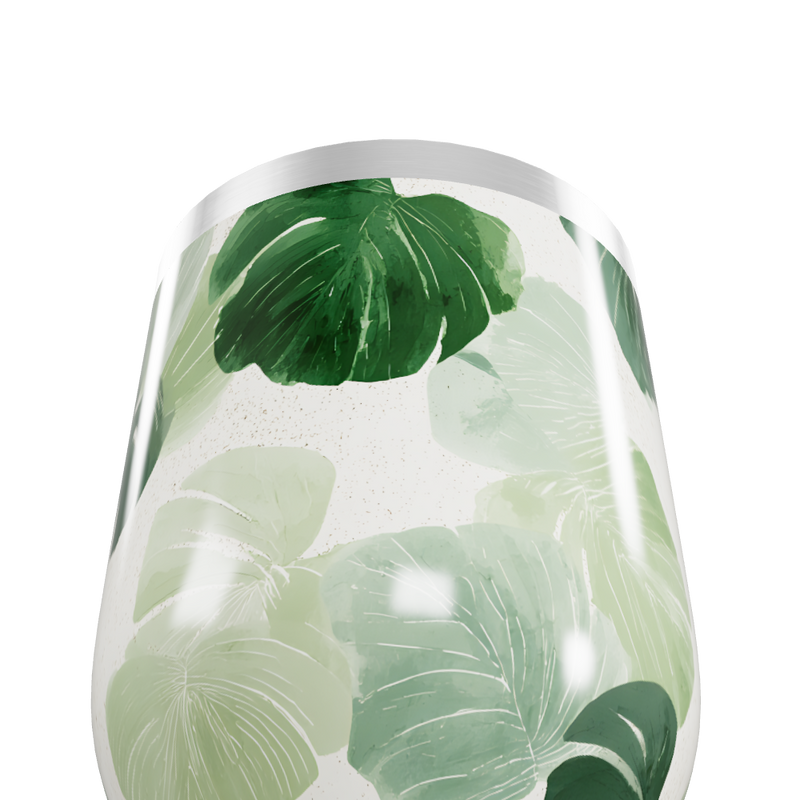 Copo Térmico Slim - Folhas Verdes