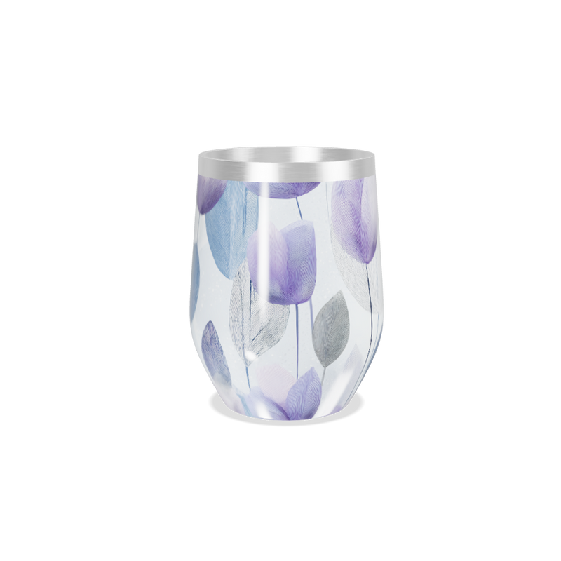 Copo Térmico Slim - Folhas Coloridas Aço Inox