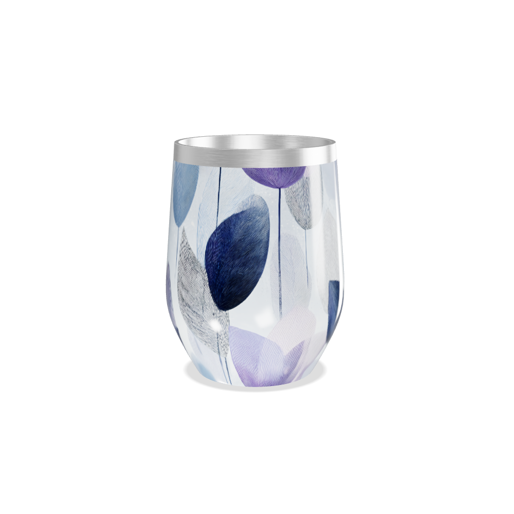 Copo Térmico Slim - Folhas Coloridas Aço Inox