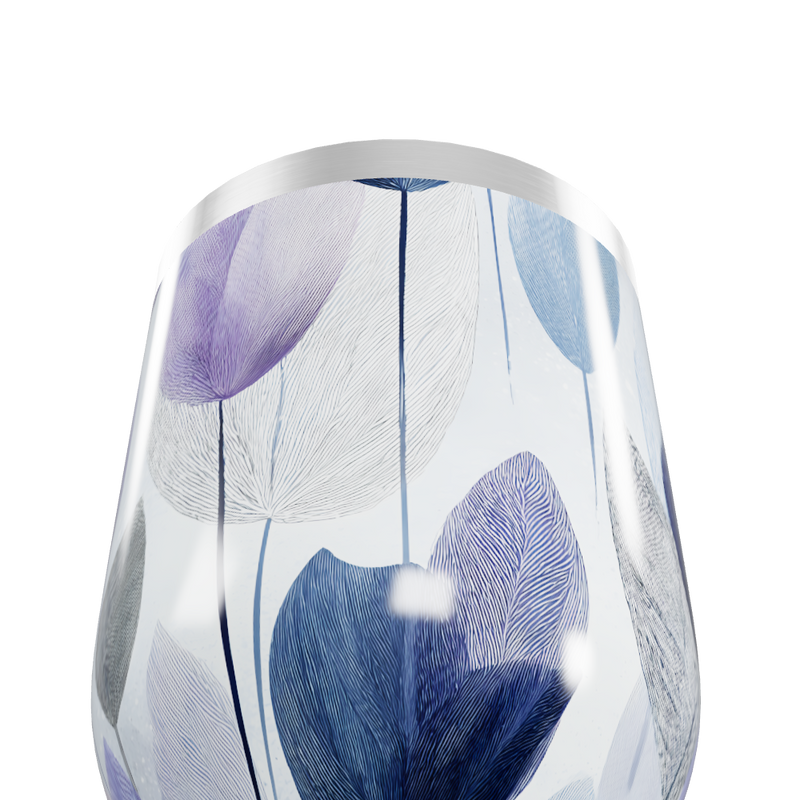 Copo Térmico Slim - Folhas Coloridas Aço Inox