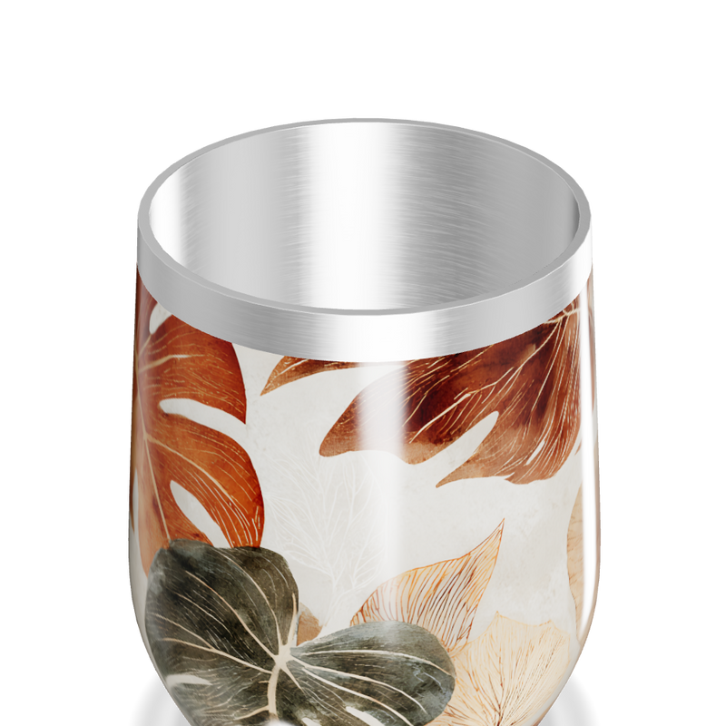 Copo Térmico Slim - Folhas Outono Aço Inox
