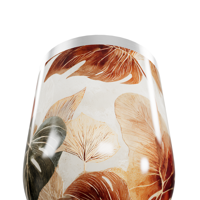 Copo Térmico Slim - Folhas Outono Aço Inox