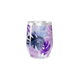 Copo Térmico Slim - Floral Roxo Aço Inox