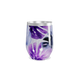 Copo Térmico Slim - Floral Roxo Aço Inox