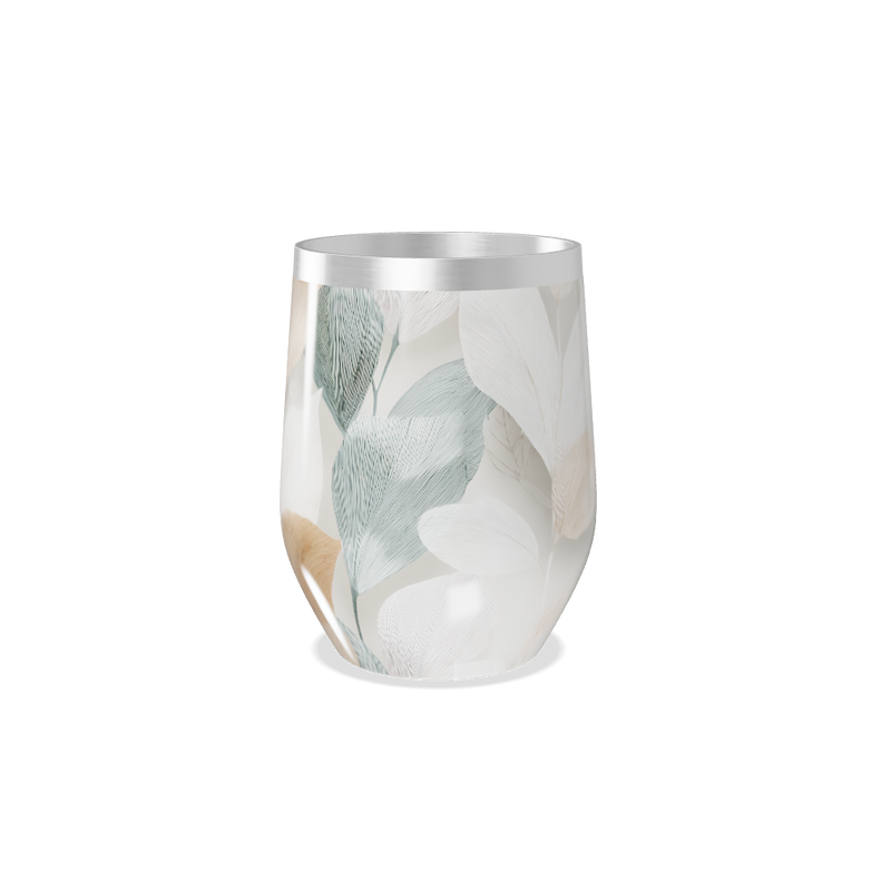 Copo Térmico Slim - Folhas Coloridas Inox