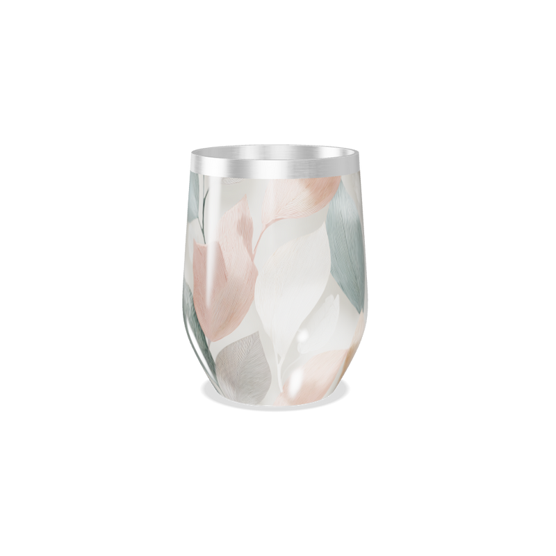 Copo Térmico Slim - Folhas Coloridas Inox