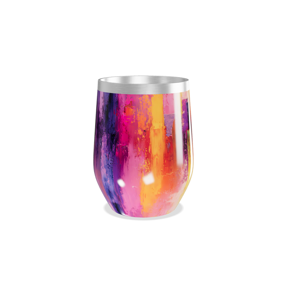 Copo Térmico Slim - Aço Inox Estampa Abstrata