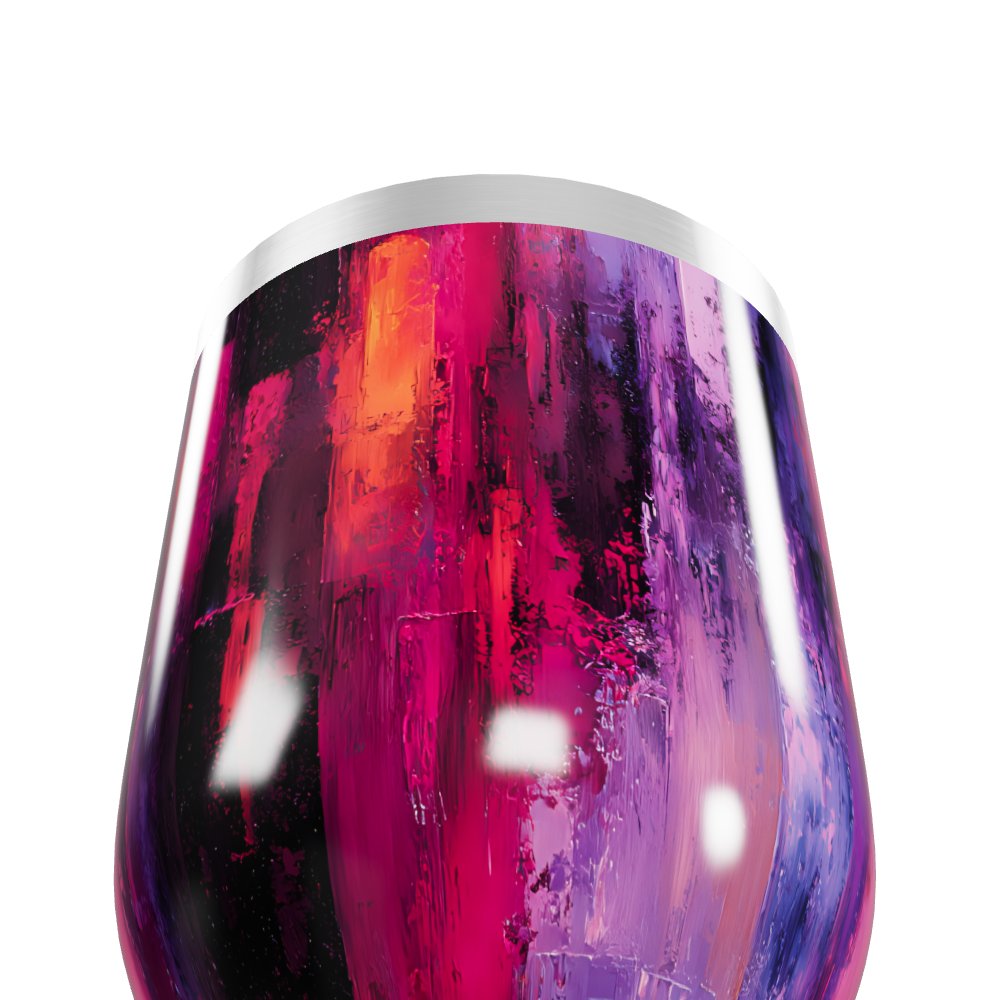 Copo Térmico Slim - Aço Inox Estampa Abstrata