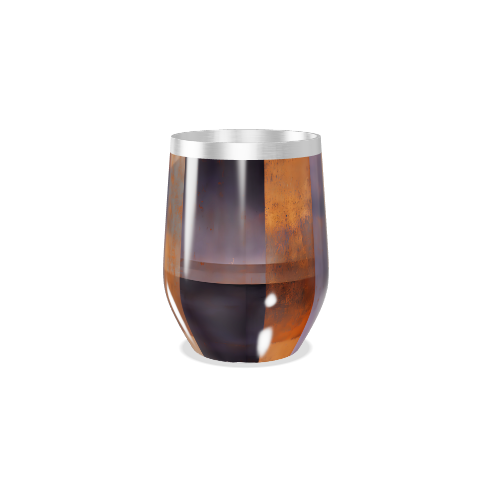 Copo Térmico Slim - Aço inox e vidro escuro