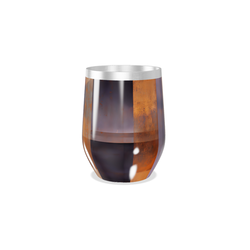 Copo Térmico Slim - Aço inox e vidro escuro