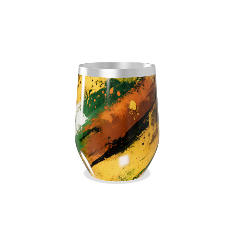 Copo Térmico Slim - Estampa Abstrata Colorida