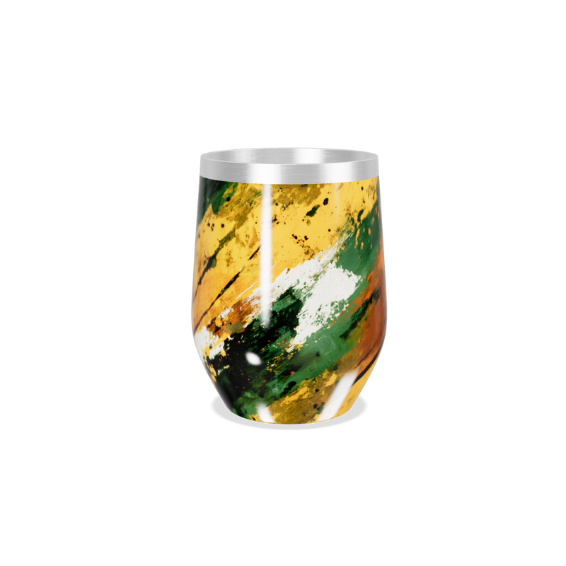 Copo Térmico Slim - Estampa Abstrata Colorida