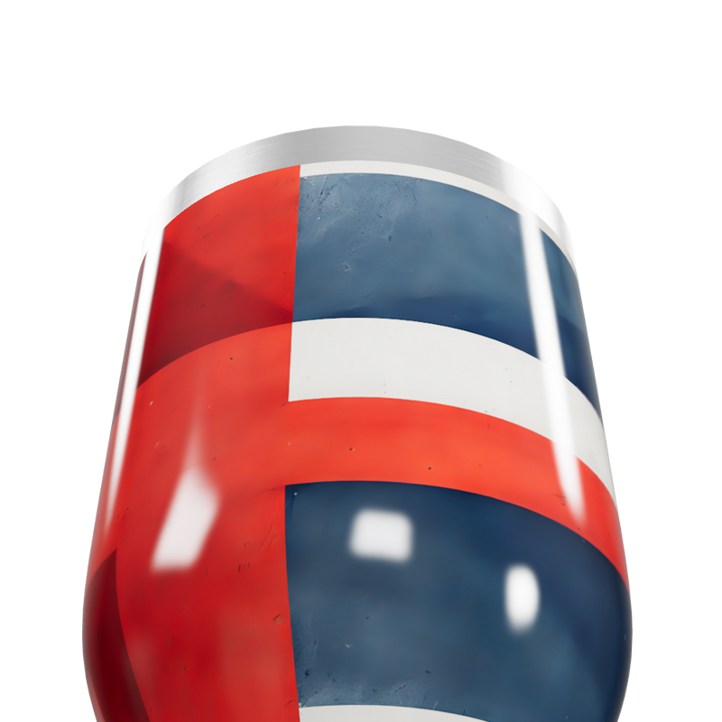 Copo Térmico Slim - Estampa Bandeira Colorida