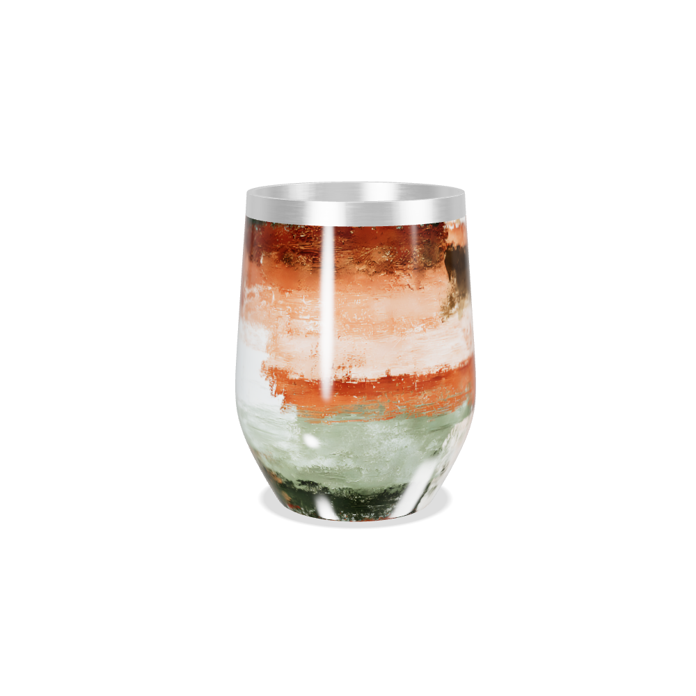 Copo Térmico Slim - Estampa Abstrata Colorida