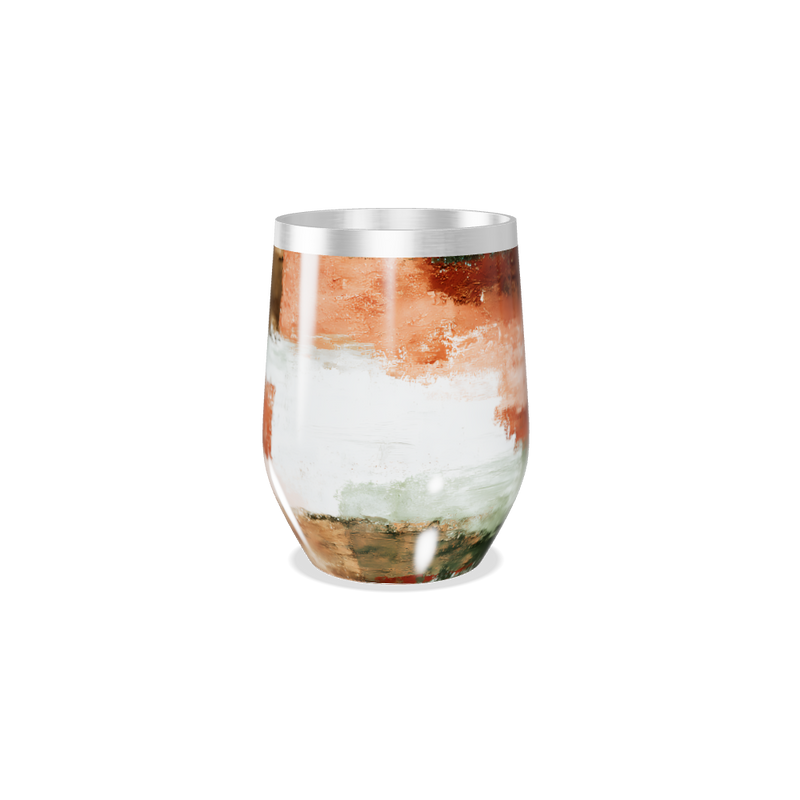 Copo Térmico Slim - Estampa Abstrata Colorida