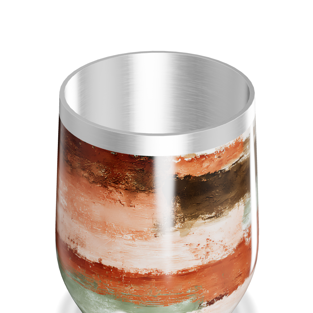 Copo Térmico Slim - Estampa Abstrata Colorida