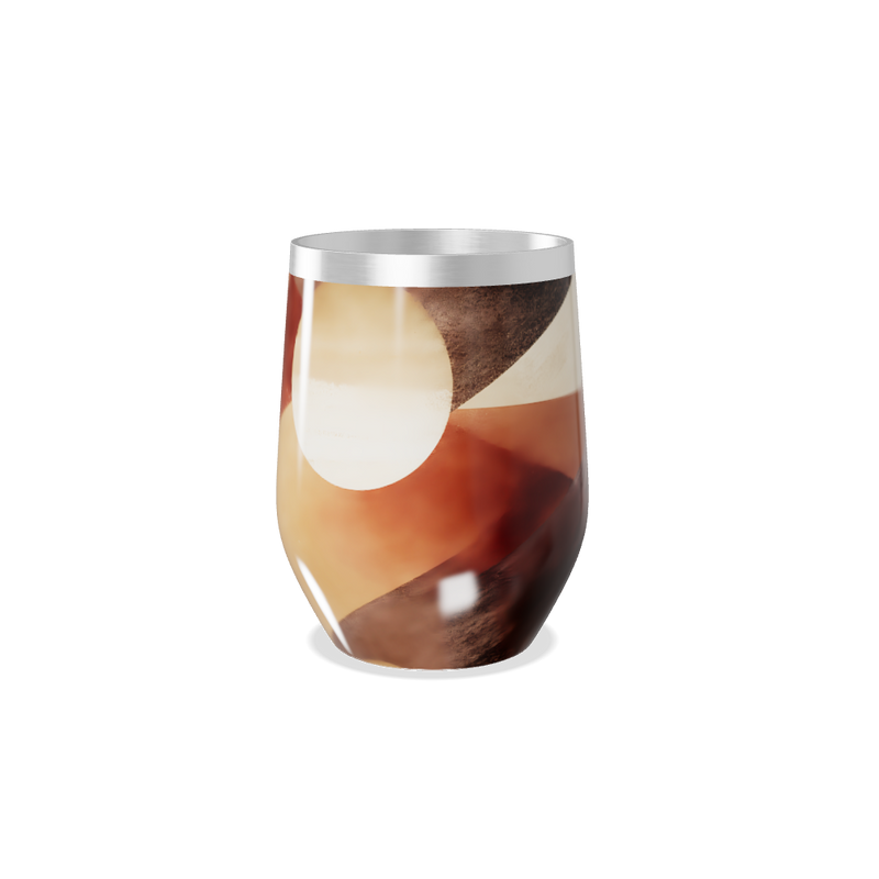 Copo Térmico Slim - Abstrato Colorido Aço