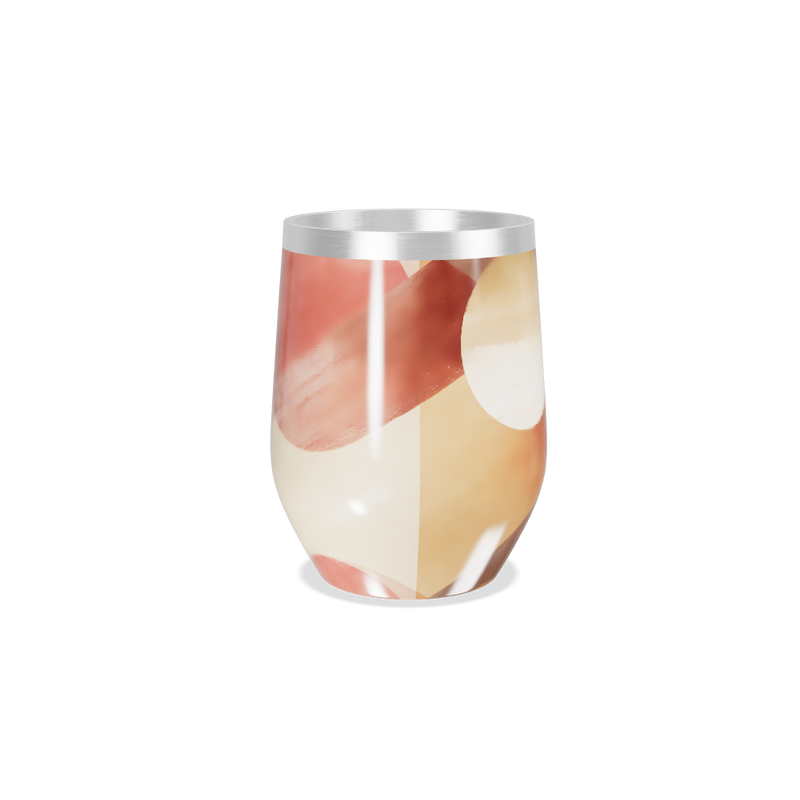 Copo Térmico Slim - Abstrato Colorido Aço