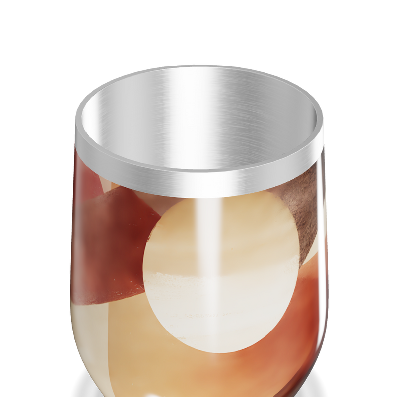 Copo Térmico Slim - Abstrato Colorido Aço