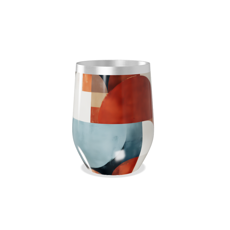 Copo Térmico Slim - Abstrato Multicor Inox