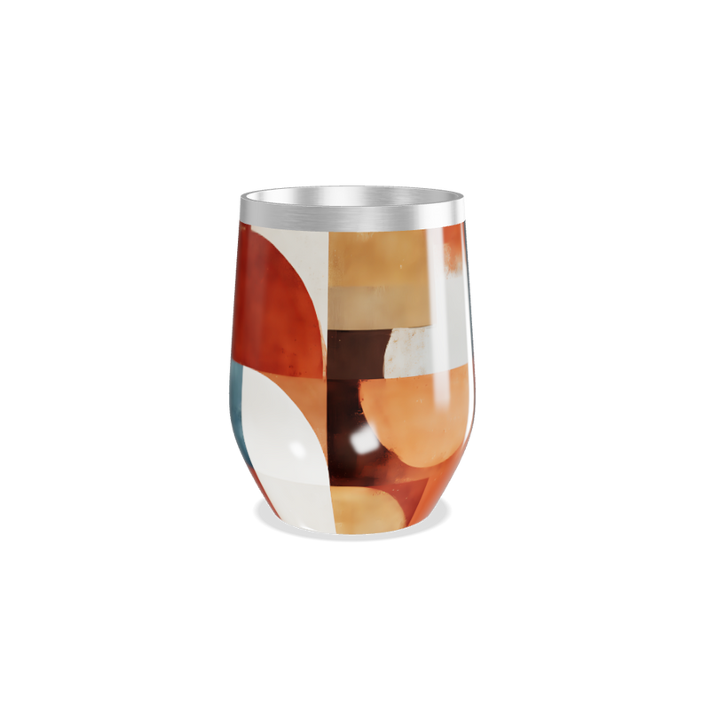 Copo Térmico Slim - Abstrato Multicor Inox