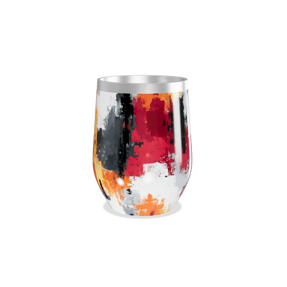 Copo Térmico Slim - Estampa Abstrata Colorida