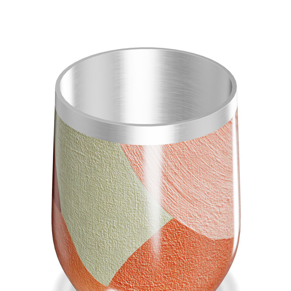 Copo Térmico Slim - Estampa Abstrata Colorida