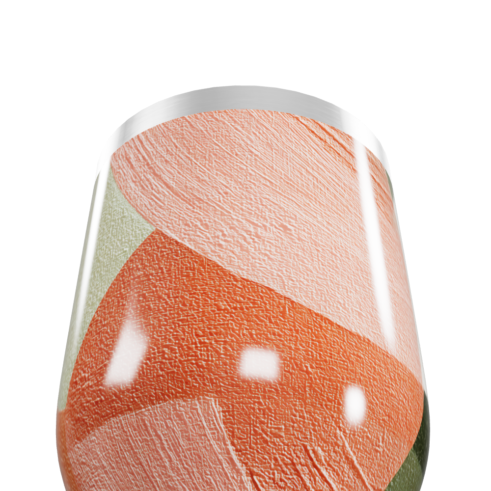 Copo Térmico Slim - Estampa Abstrata Colorida