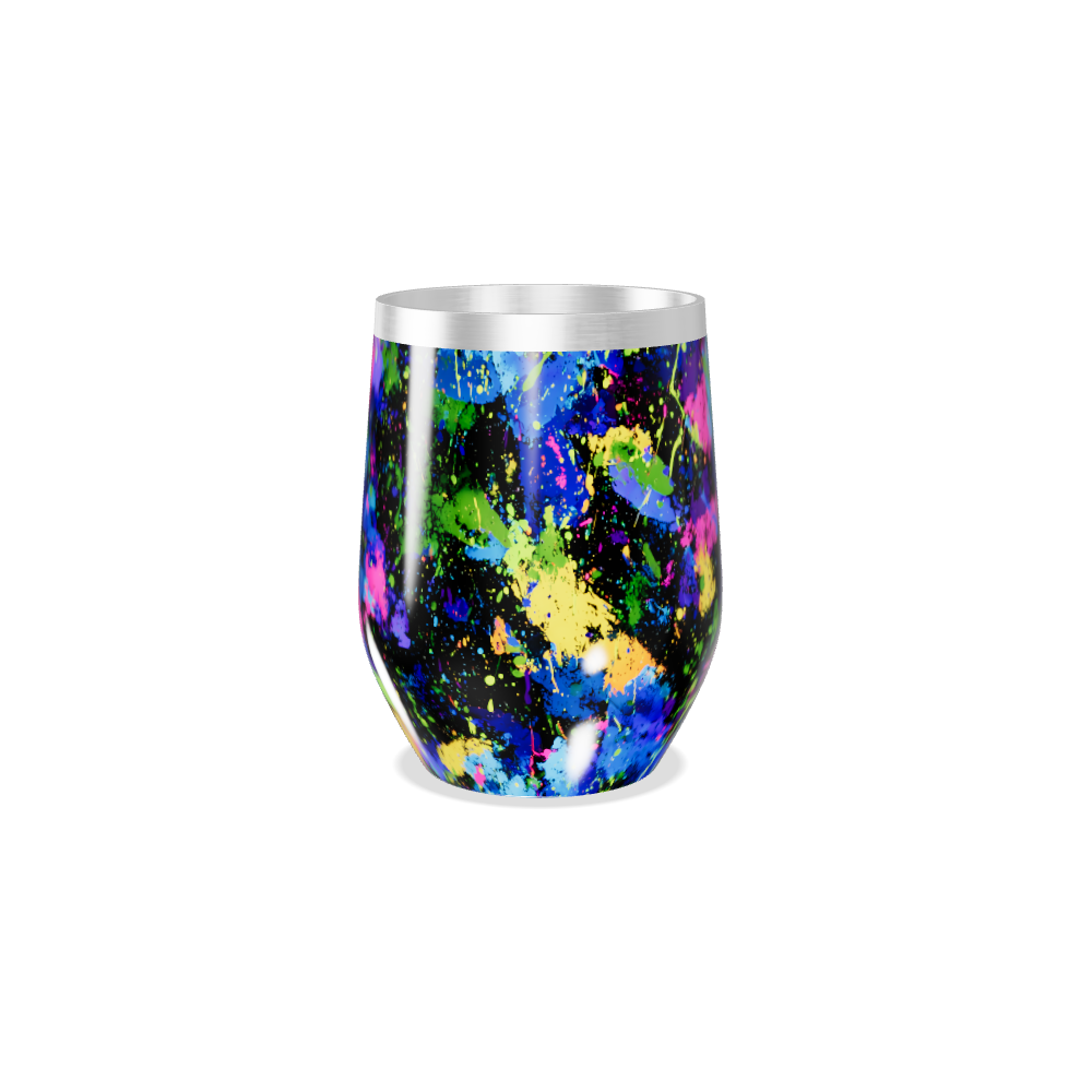 Copo Térmico Slim - Estampa Splash Colorido