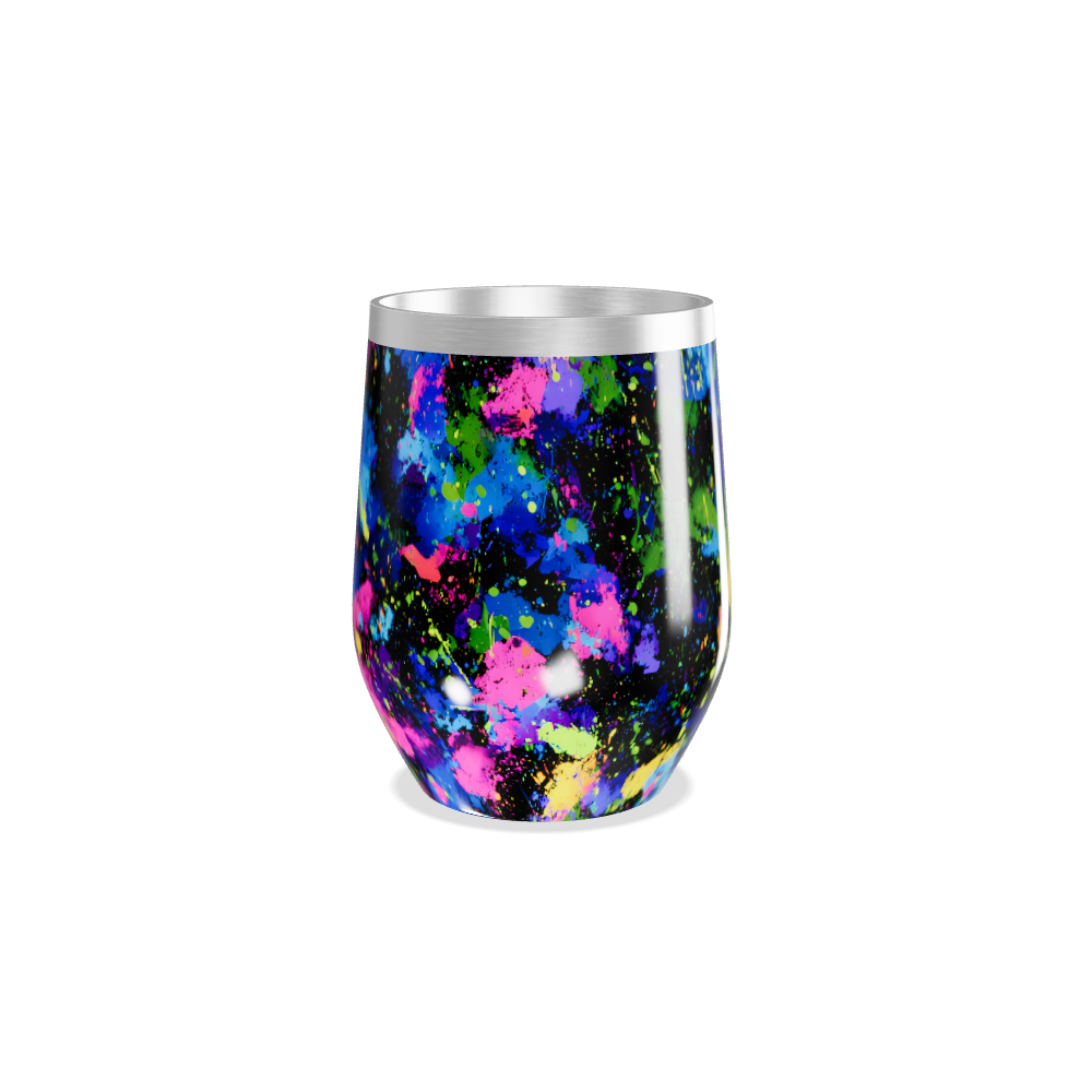 Copo Térmico Slim - Estampa Splash Colorido