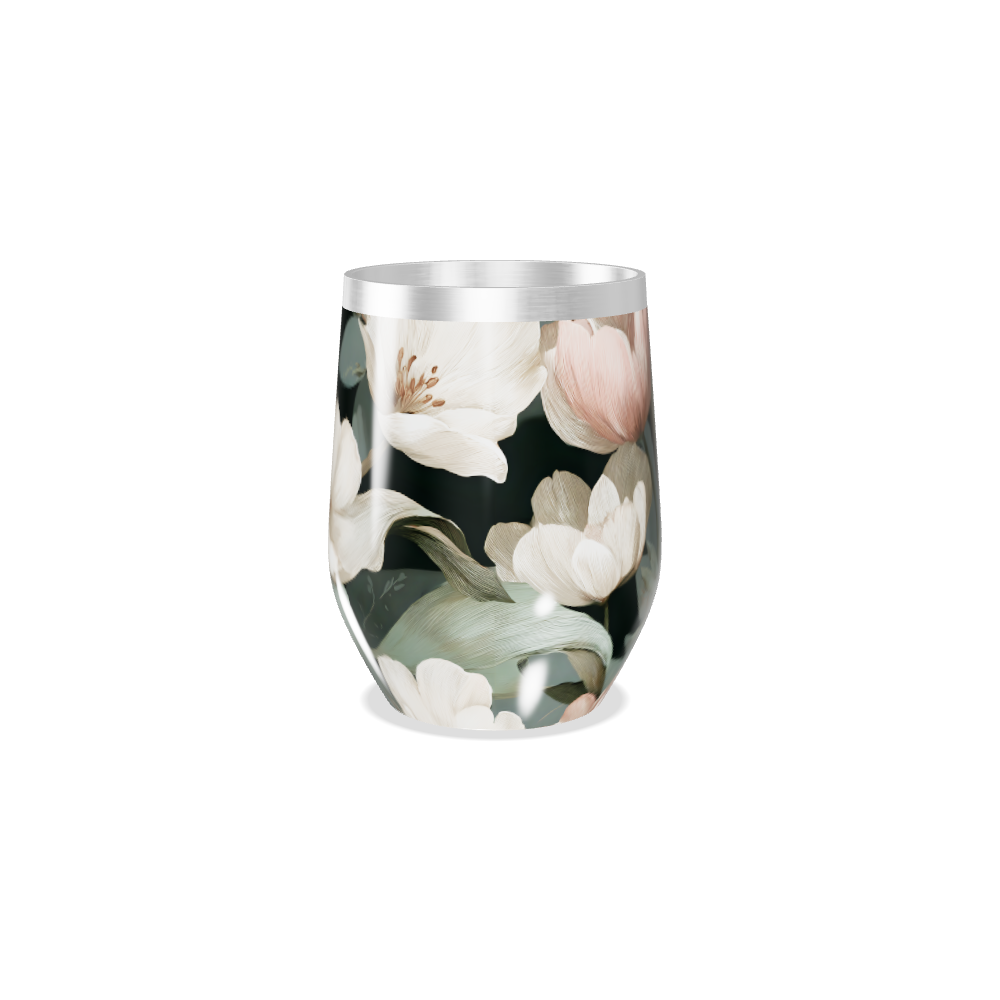 Copo Térmico Slim - Floral Aço Inox