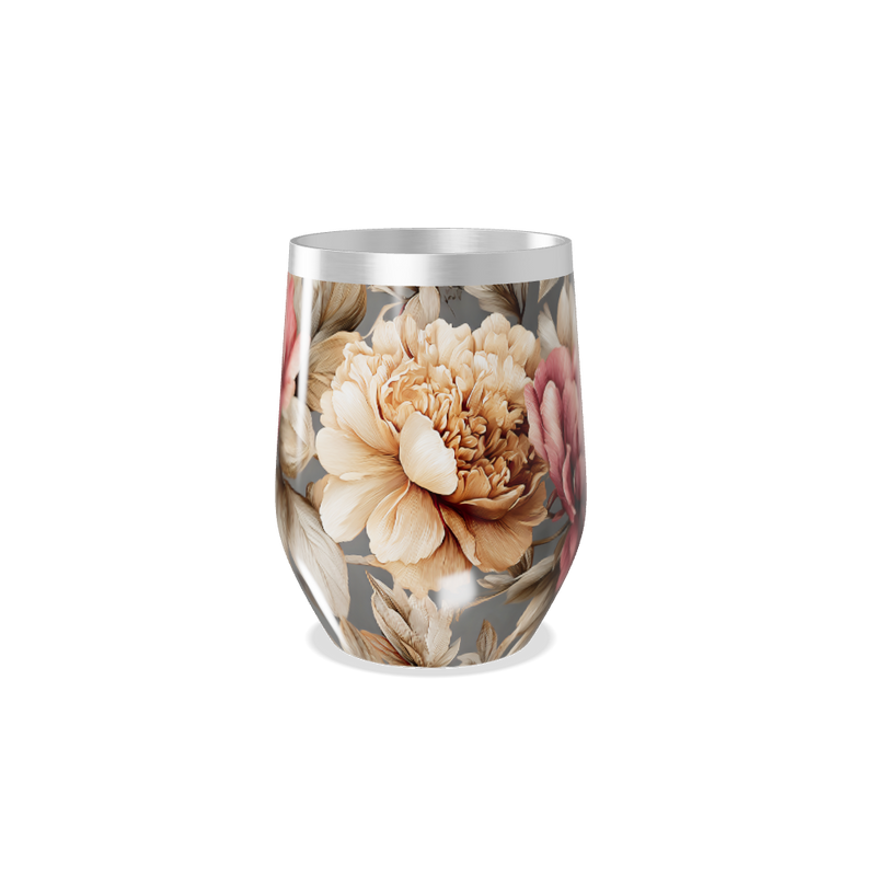 Copo Térmico Slim - Floral Aço Inox