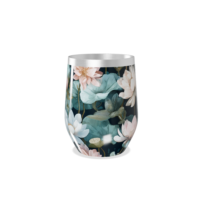 Copo Térmico Slim - Floral Aço Inox